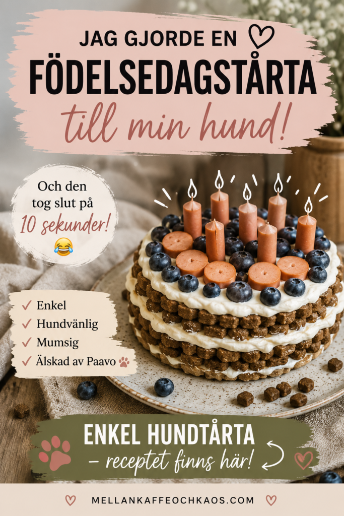 enkel hundtårta