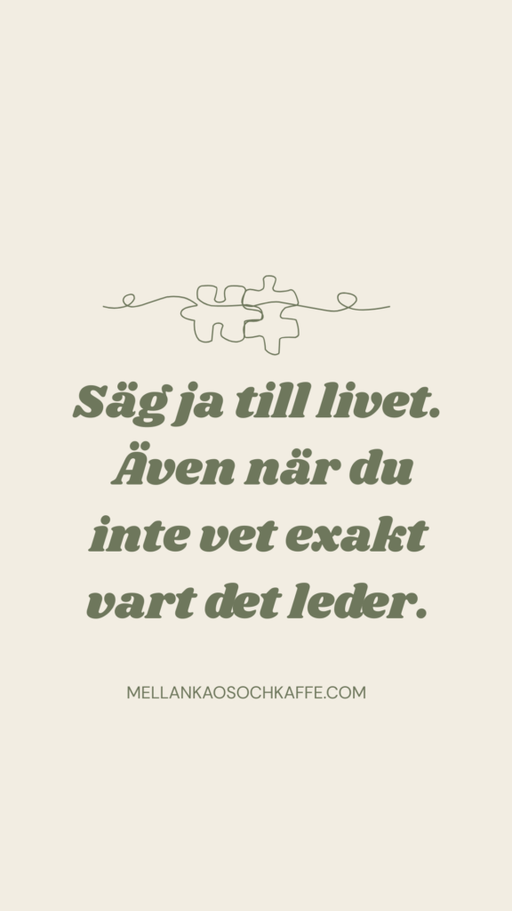 välkommen till mellan kaffe och kaos