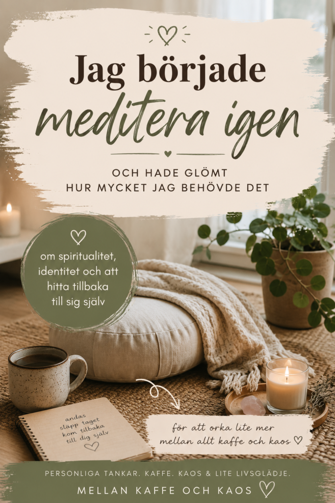 Börja meditera igen och hitta tillbaka till lugnet i vardagen