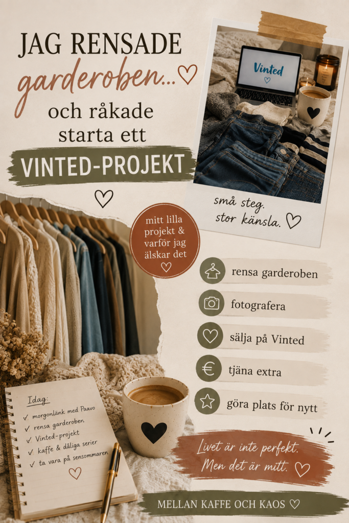 rensa garderoben på en dag